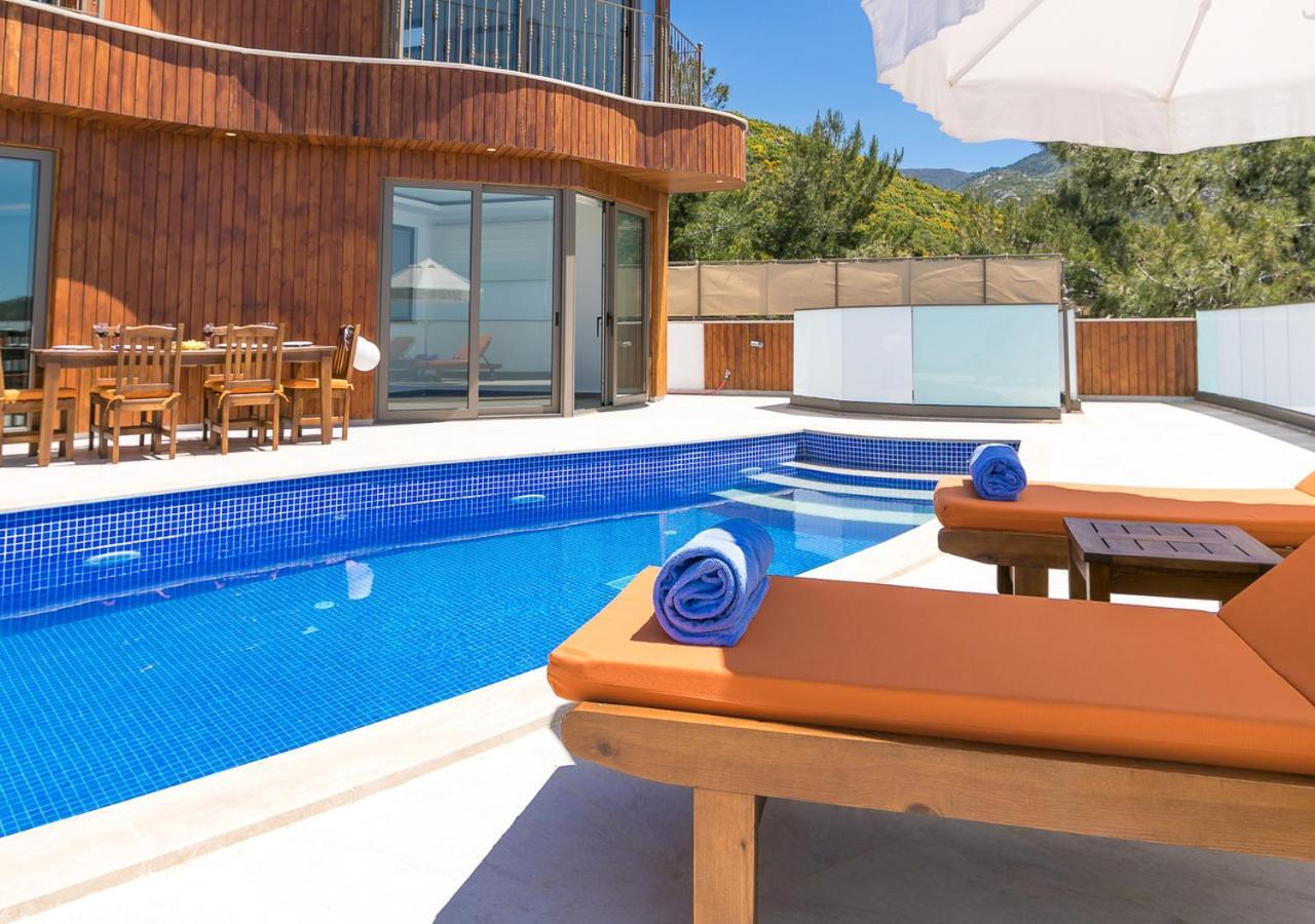 Villa 5 Sleeps 6 Isolated Pool See And Montain View-Villa Kartal Yuvasi Uzumlu  Luaran gambar