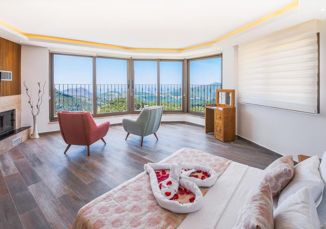 Villa 5 Sleeps 6 Isolated Pool See And Montain View-Villa Kartal Yuvasi Uzumlu  Luaran gambar